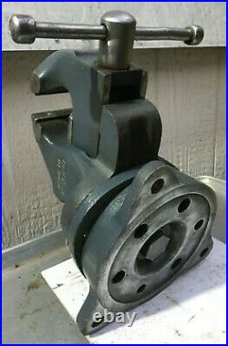 Vintage Bench Vise With Special Swivel Base Made In England