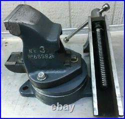 Vintage Bench Vise With Special Swivel Base Made In England