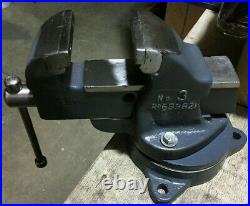 Vintage Bench Vise With Special Swivel Base Made In England
