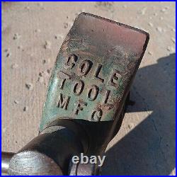Vintage COLE TOOL MFG Blacksmith Vise No 11 Anvil Forge Swivel Base Machinist