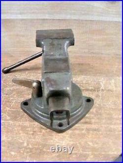 Vintage CRAFTSMAN #5170 3-1/2 Bench Vise With Swivel Base Anvil With 5 Opening