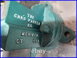 Vintage Charles Parker #973 1/2 Swivel Base Bench Vise