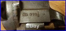 Vintage Charles Parker No 973-1/2 Swivel Base Bench Vise, 3-1/2 Jaws, 44lbs