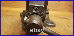 Vintage Charles Parker No 973-1/2 Swivel Base Bench Vise, 3-1/2 Jaws, 44lbs