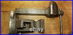 Vintage Charles Parker No 973-1/2 Swivel Base Bench Vise, 3-1/2 Jaws, 44lbs