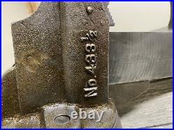 Vintage Chas Parker 3-1/2 Combination Vise Swivel Base No. 433-1/2 Awesome