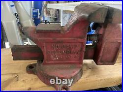 Vintage Columbian Bench Vise Grip 4 Swivel Base No. 04m2 Cleveland Made In USA