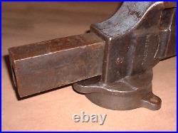 Vintage Columbian Bench Vise No. 603-1/2 withSwivel Base and 3-1/2 Jaws (33 lbs.)