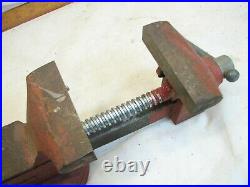 Vintage Columbian D63-1/2 Bench Vise Clamp Tool Hobby Pipe Jaw Swivel Base D 63