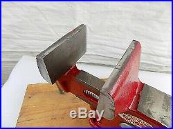 Vintage Columbian Gyro Vise No. 73 1/2 Cleveland USA With Swivel Base 15 Lbs