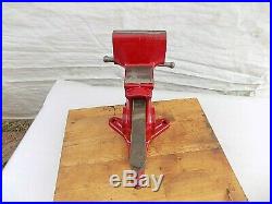 Vintage Columbian Gyro Vise No. 73 1/2 Cleveland USA With Swivel Base 15 Lbs