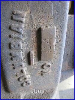 Vintage Columbian No. 604 Swivel Base Bench Vise 4 Jaws Blacksmith