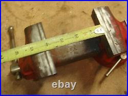 Vintage Craftsman 391.5180 Bench Vise 3 1/2 Jaw Swivel Base Anvil FREE SHIIPPING