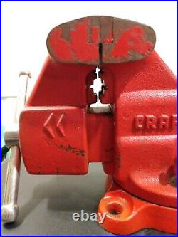 Vintage Craftsman 3.5 Bench Vise 391-5180, Swivel Base. Japan Made