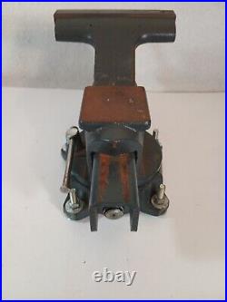 Vintage Craftsman 51856 Bench Vise 6 Reversible Jaw 4 Bolt Swivel Base + Bolts