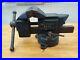 Vintage Craftsman 5242 Bench Vise 3 1/2 Jaws Swivel Base 1940's Nice