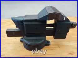 Vintage Craftsman 5242 Bench Vise 3 1/2 Jaws Swivel Base 1940's Nice
