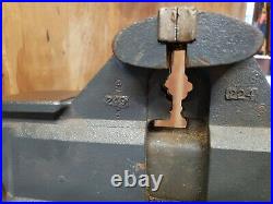 Vintage Craftsman 5-1/2 Bench Vise Swivel Base Pipe Jaws 51871 37 lbs. USA