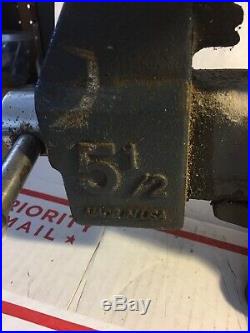 Vintage Craftsman 5-1/2 Bench Vise USA MADE! No. 51871 Swivel Base