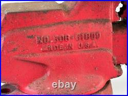 Vintage Craftsman Bench Vise 506-51800 3 1/2 Jaw Swivel Base USA All Original