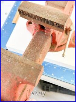 Vintage Craftsman Bench Vise 506-51800 3 1/2 Jaw Swivel Base USA All Original