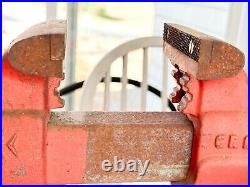 Vintage Craftsman Bench Vise 506-51800 3 1/2 Jaw Swivel Base USA All Original