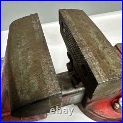Vintage Craftsman Bench Vise No. 391-5188 with Swivel Base and 4 Jaws (25 lbs.)