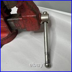 Vintage Craftsman Bench Vise No. 391-5188 with Swivel Base and 4 Jaws (25 lbs.)