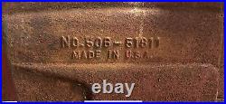 Vintage Craftsman Bench Vise withAnvil & Swivel Base, 5 Jaws, 506-51811, Large