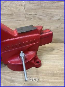 Vintage Craftsman No. 506-51811 5 Wide Jaw Bench Vise with Anvil & Swivel Base