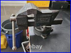 Vintage Craftsman No. 5242 Bench Vise 3-1/2 Jaws Swivel Base 1940's? NICE