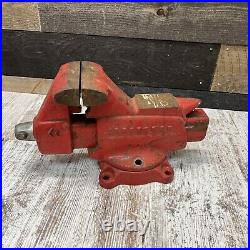 Vintage Craftsman Swivel Base Vise 506-51801 With Anvil Horn Excellent USA