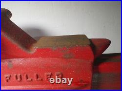 Vintage Fuller Bench Vise Vice 5-1/2 Jaws Anvil Pipe Jaws & Swivel Base