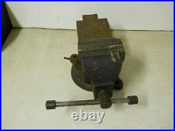 Vintage Great Neck Vise 5 Jaw Swivel Mount Model HDV4
