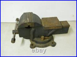 Vintage Great Neck Vise 5 Jaw Swivel Mount Model HDV4