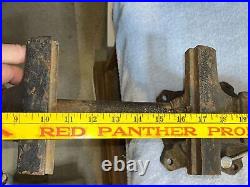 Vintage HEAVY DUTY Cast Iron COLUMBIAN D6 6 Bench VISE Anvil Pipe SWIVEL BASE