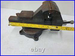 Vintage Heavy Duty Craftsman USA Vise 5 1/2 4 Bolt Swivel Base 51871
