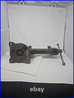 Vintage Hollands No. 24 Swivel Base Bench Vise (4 Jaws/8.25 Max Opening/58lbs.)