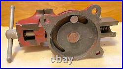 Vintage L. S. Starrett Athol Vise No 013 1/2 Excellent Condition Swivel Base Rare