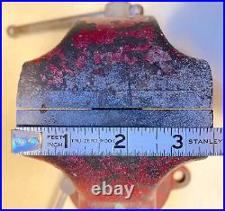 Vintage L. S. Starrett Athol Vise No 013 1/2 Excellent Condition Swivel Base Rare