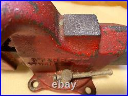 Vintage L. S. Starrett Athol Vise No 013 1/2 Excellent Condition Swivel Base Rare