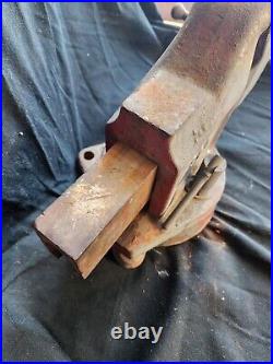 Vintage L. S. Starrett Athol Vise No. 924 with Swivel Base