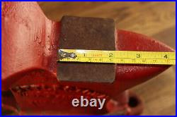 Vintage Littlestown HDWE & FDRY No. 450 Bench Vise Swivel Base Anvil USA