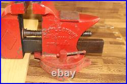 Vintage Littlestown HDWE & FDRY No. 450 Bench Vise Swivel Base Anvil USA