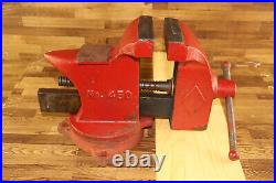 Vintage Littlestown HDWE & FDRY No. 450 Bench Vise Swivel Base Anvil USA