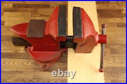 Vintage Littlestown HDWE & FDRY No. 450 Bench Vise Swivel Base Anvil USA