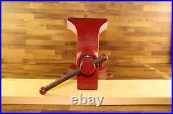 Vintage Littlestown HDWE & FDRY No. 450 Bench Vise Swivel Base Anvil USA