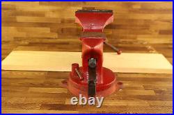Vintage Littlestown HDWE & FDRY No. 450 Bench Vise Swivel Base Anvil USA