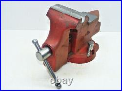 Vintage Littlestown Swivel Base Bench Vise No. 450 with Pipe Jaws & Anvil INV15518