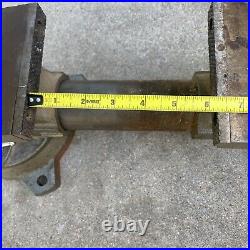 Vintage Ludell No. 5 Bench Vise Swivel Base 5 Jaws Weights 47 Lbs 2.2 Oz